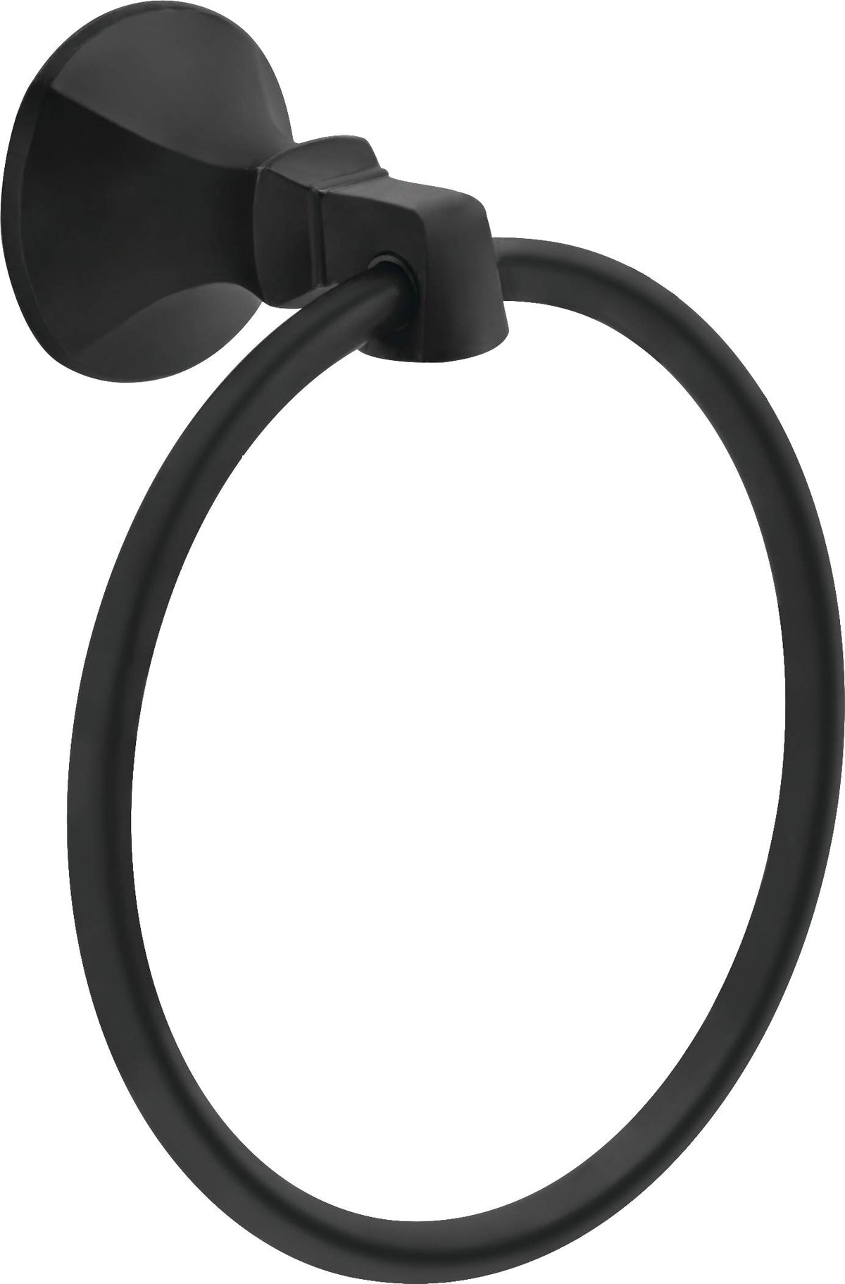 Delta 76446BL Towel Ring Matte Black