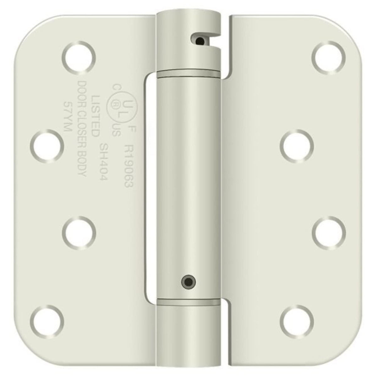 Deltana DSH4R5USPW Spring Hinge 4x4x5/8"