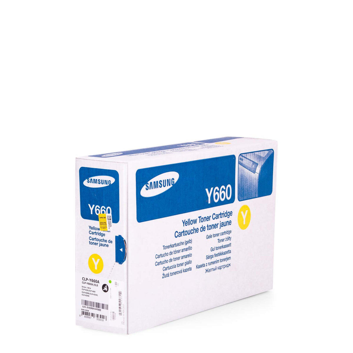 Samsung CLP-Y660A Yellow Toner Cartridge