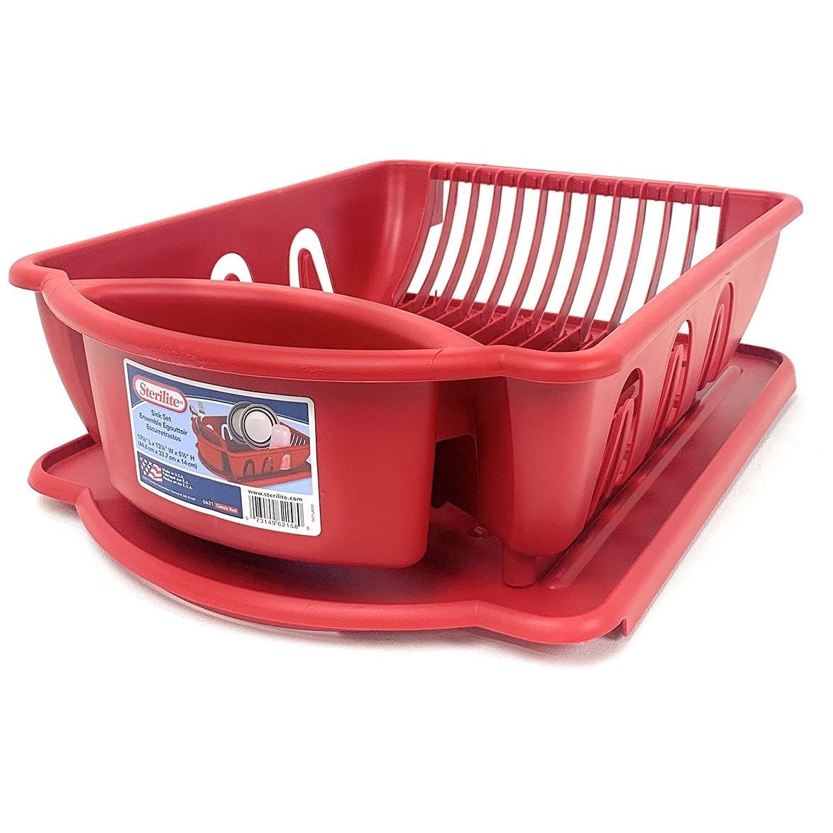 2pc ultra sink set red