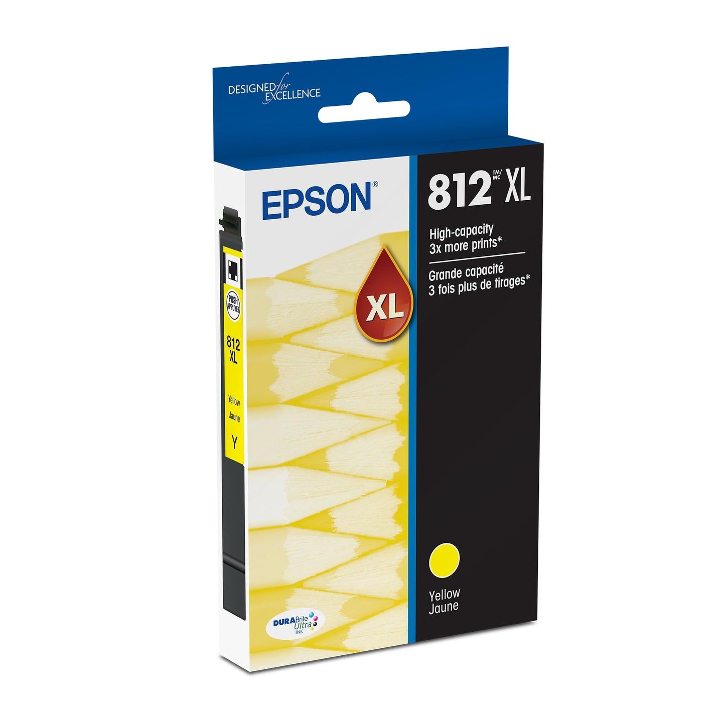 Epson 812XL DURABrite Ultra Yellow Ink Cartridge