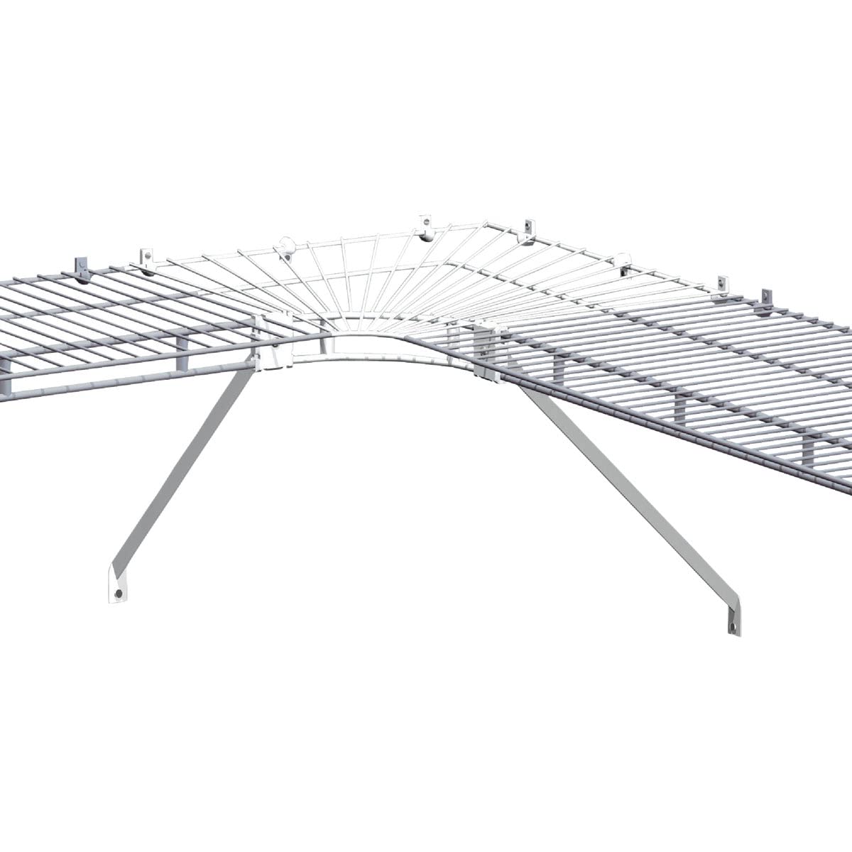 ClosetMaid Corner Shelf Kit 16" White 2106700