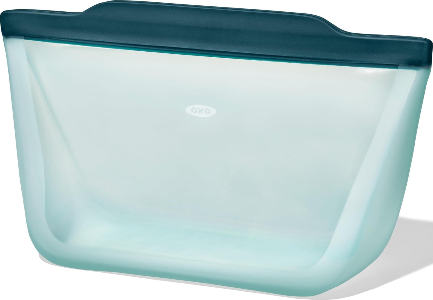 OXO Good Grips Silicone Reusable Bag – Stand-Up Half Gallon (64 oz) - Lagoon