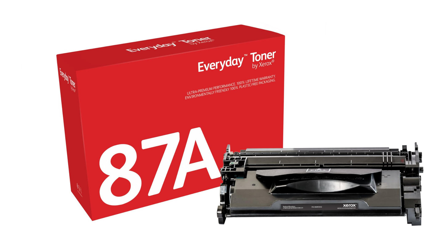Xerox Everyday Mono Toner Compatible with HP 87A (CF287A), Standard Capacity