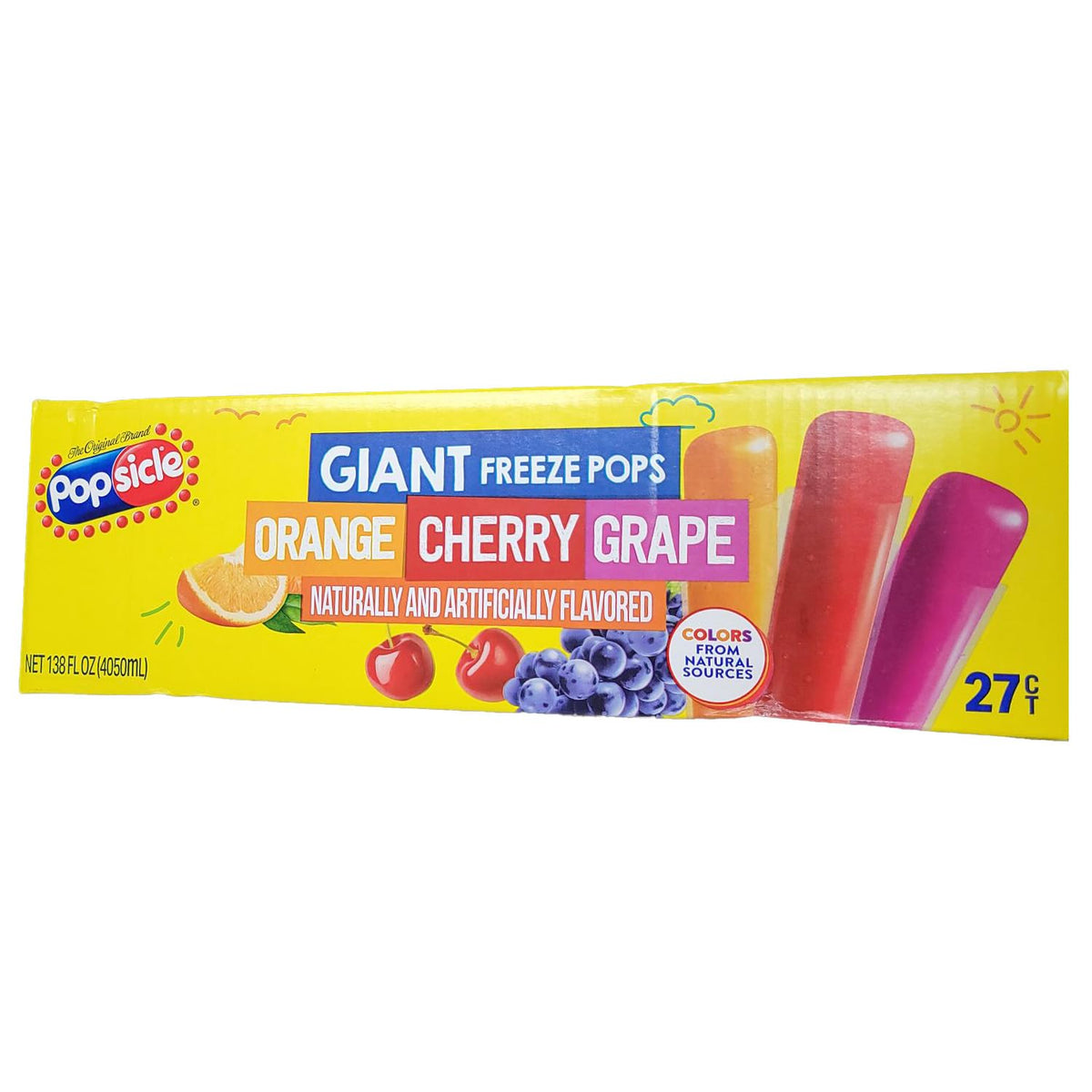 Kisko Popsicle Giant Freeze Pops 27ct