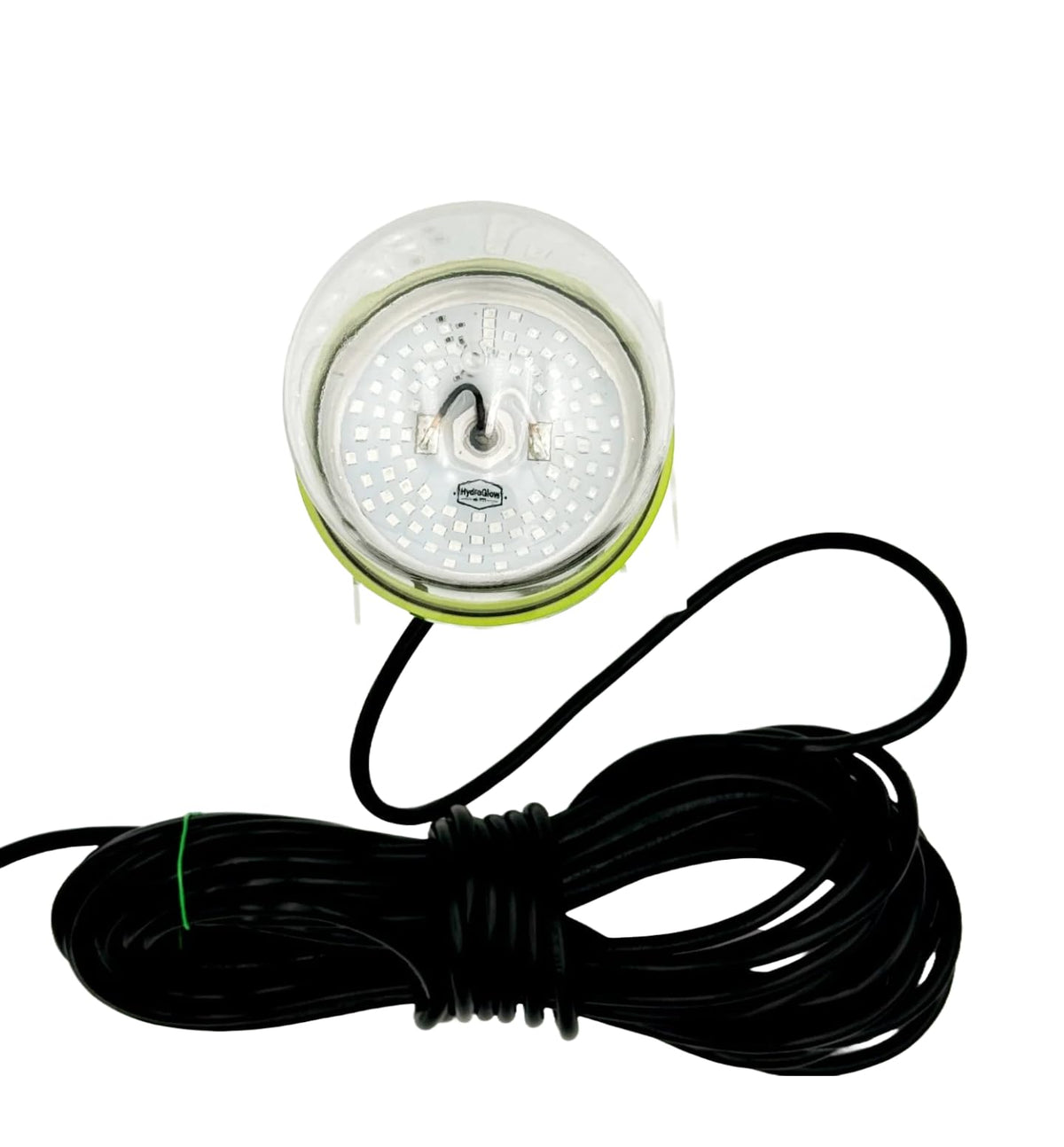 Hydro Glow Sea Floor Dock Light- 50 ft Waterproof Cord, Bright LED Green Glow, Perfect for Night Fishing, Piers & Waterfronts (Green, SF200)