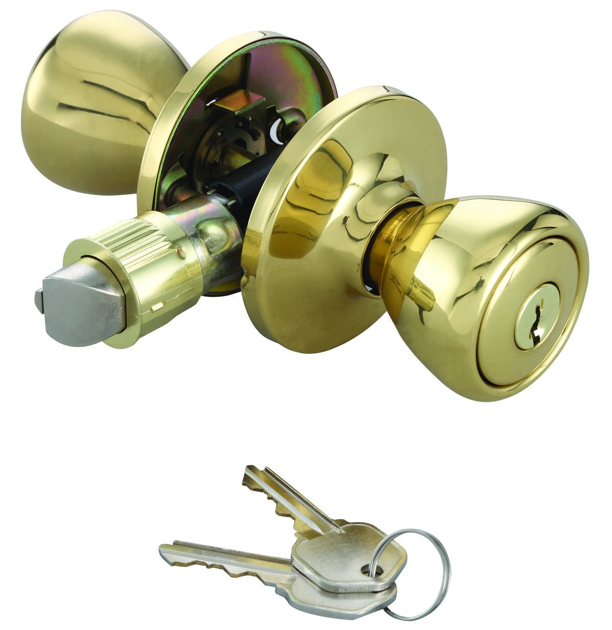 MOBILEHOME LOCKSET ENTRY PB