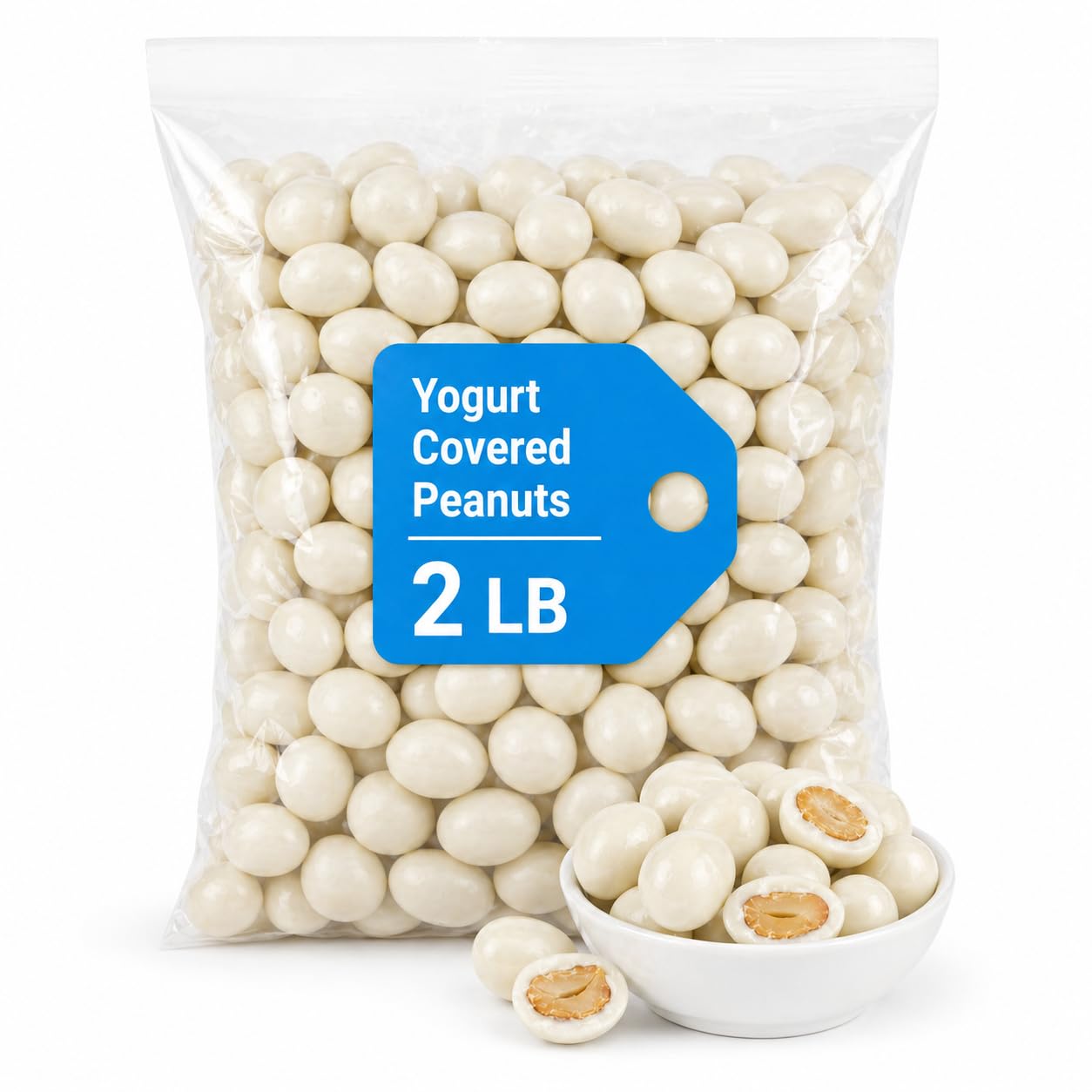 Bayside Candy Yogurt Covered Peanuts - Yogurt Peanut (2LB)
