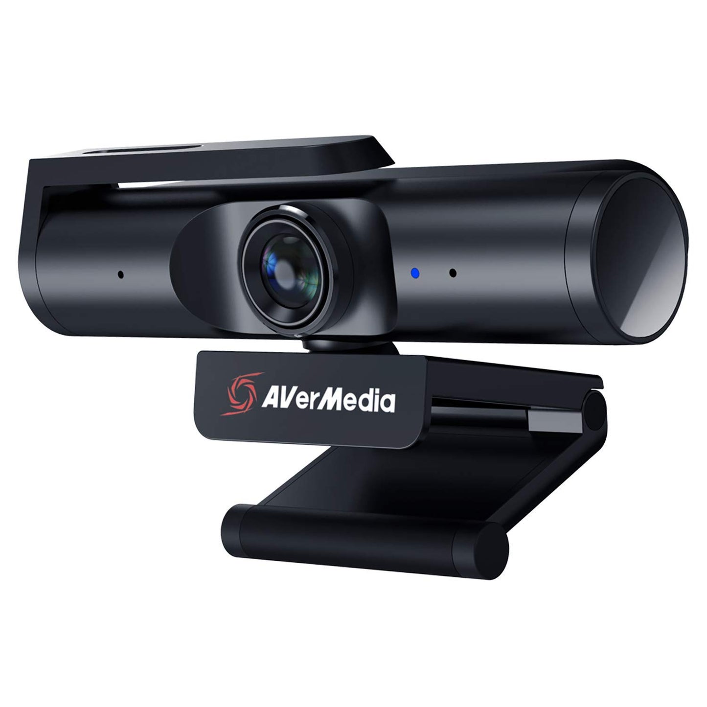AVerMedia Live Streamer CAM 513-4K 30 fps UHD, Ultra Wide Angle Webcam with Fixed-Focus Glass Lens, for Indoor Lighting, Works with OBS, Zoom, Black