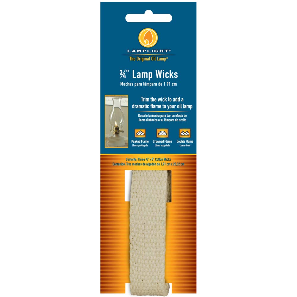 LAMPLIGHT FLAT LAMP WICK COTTO