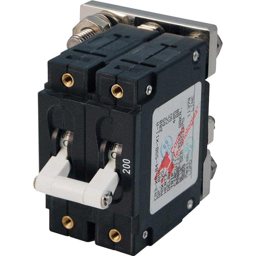 Blue Sea Systems C-Series Double Pole 200A Breaker