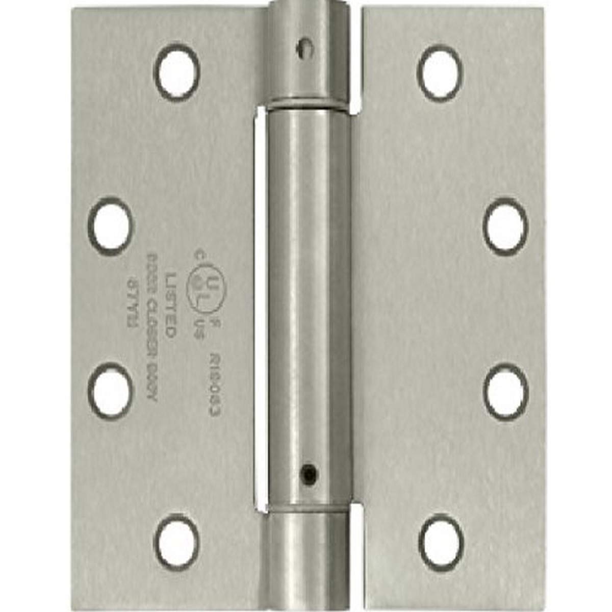 Deltana DSH45U15 Steel 4.5" x 4.5" Spring Hinge