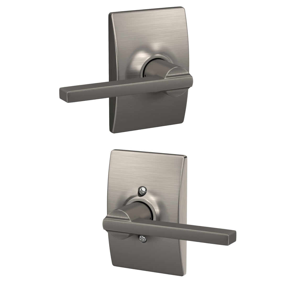 Schlage F10 LAT 619 CEN Latitude Door Lever