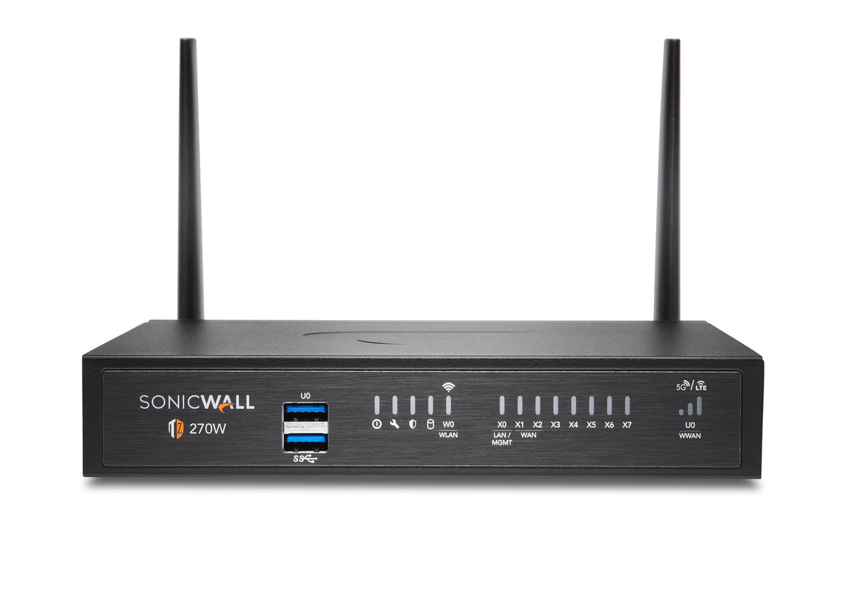 SonicWall TZ270W Wireless Firewall 02-SSC-6850 1YR