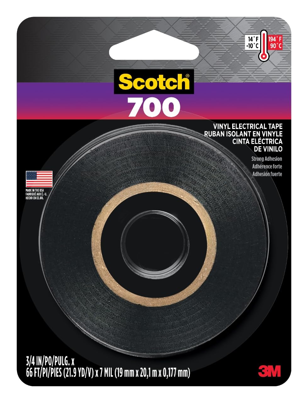 3M Scotch 700 Electrical Tape 3/4 in x 66 ft
