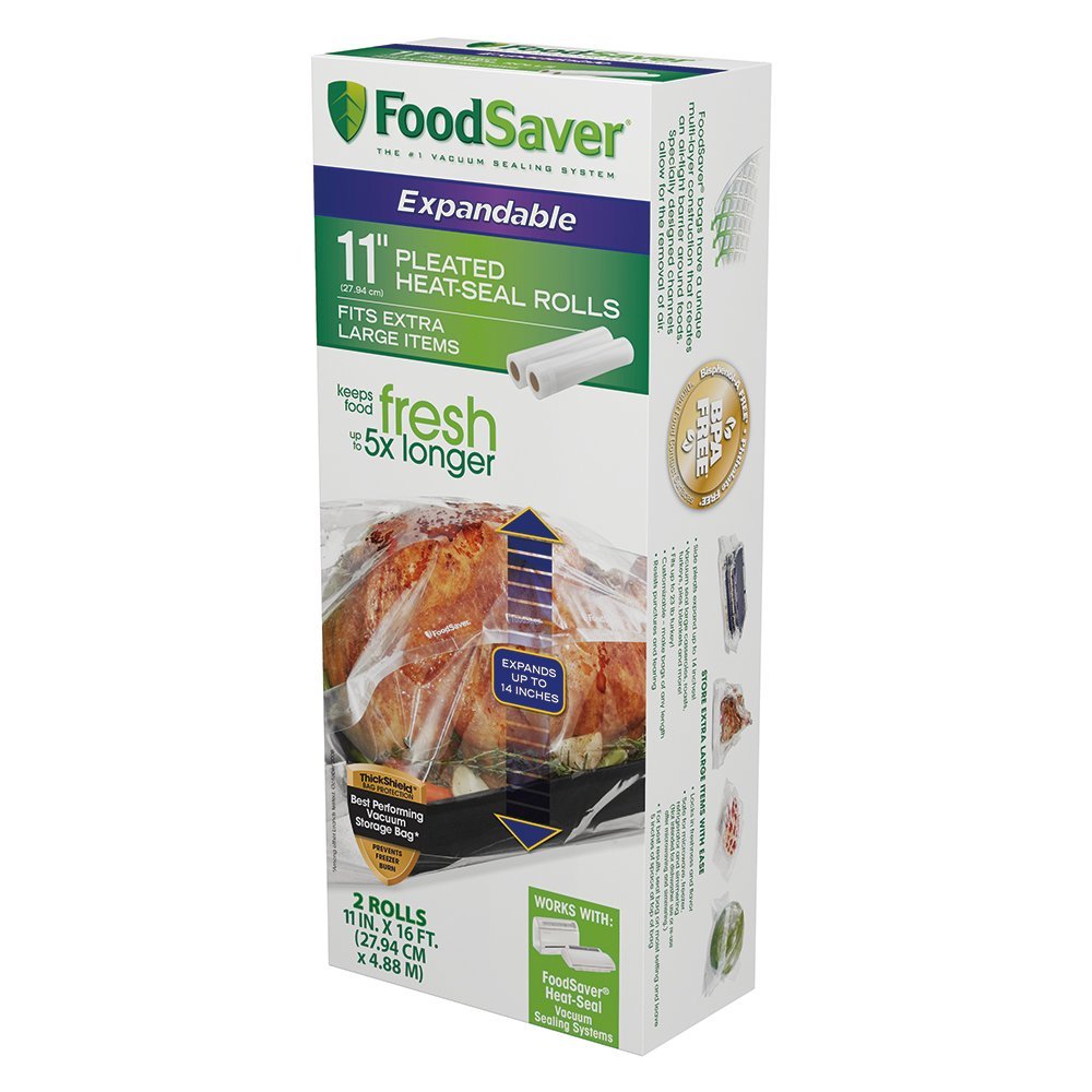 Sunbeam FoodSaver Expandable Roll 11in x 16ft