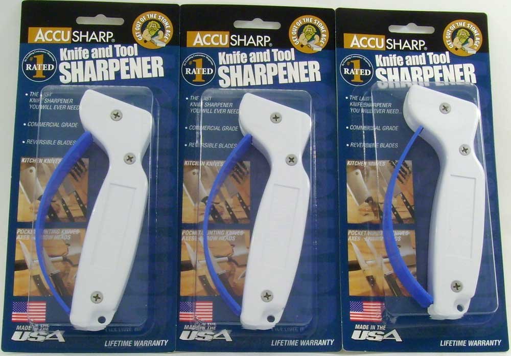 AccuSharp 001 Knife Sharpener 3 Pack