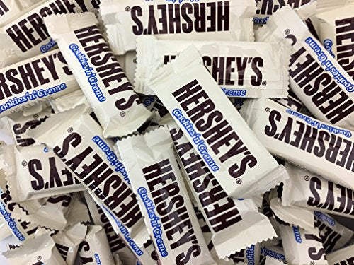 HERSHEY'S Cookies 'n' Crème Snack Size Bars 2 lb