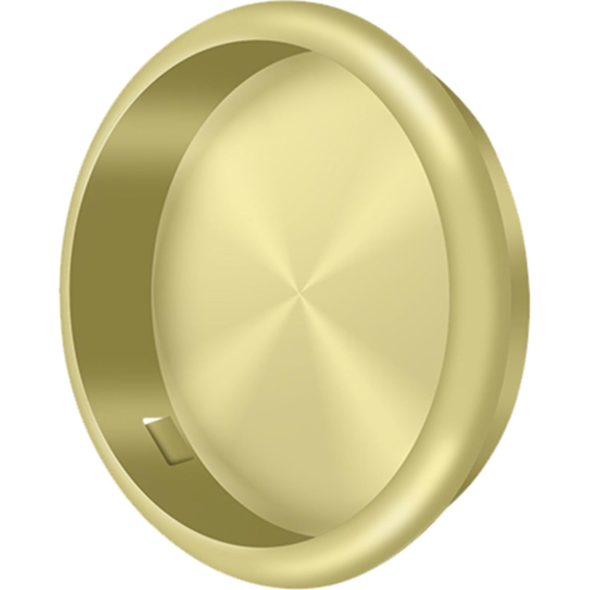 Deltana Flush Pull Round 2-1/8IN Lifetime Brass