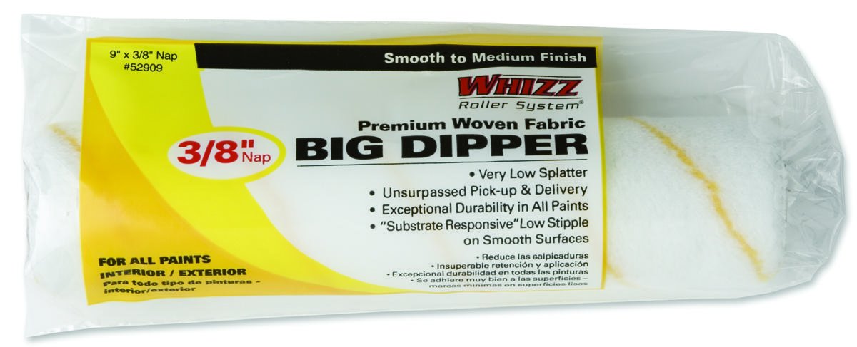WHIZZ Series 52909 9" Polyamide Roller Cover 3/8" Nap