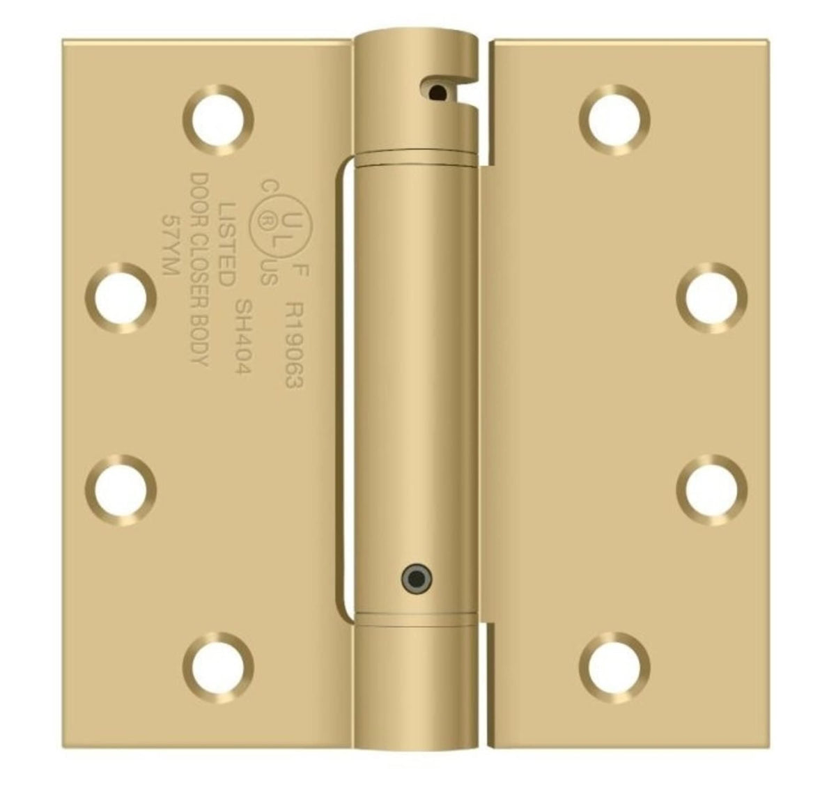 Deltana DSH45U4 Steel 4.5" x 4.5" Spring Hinge