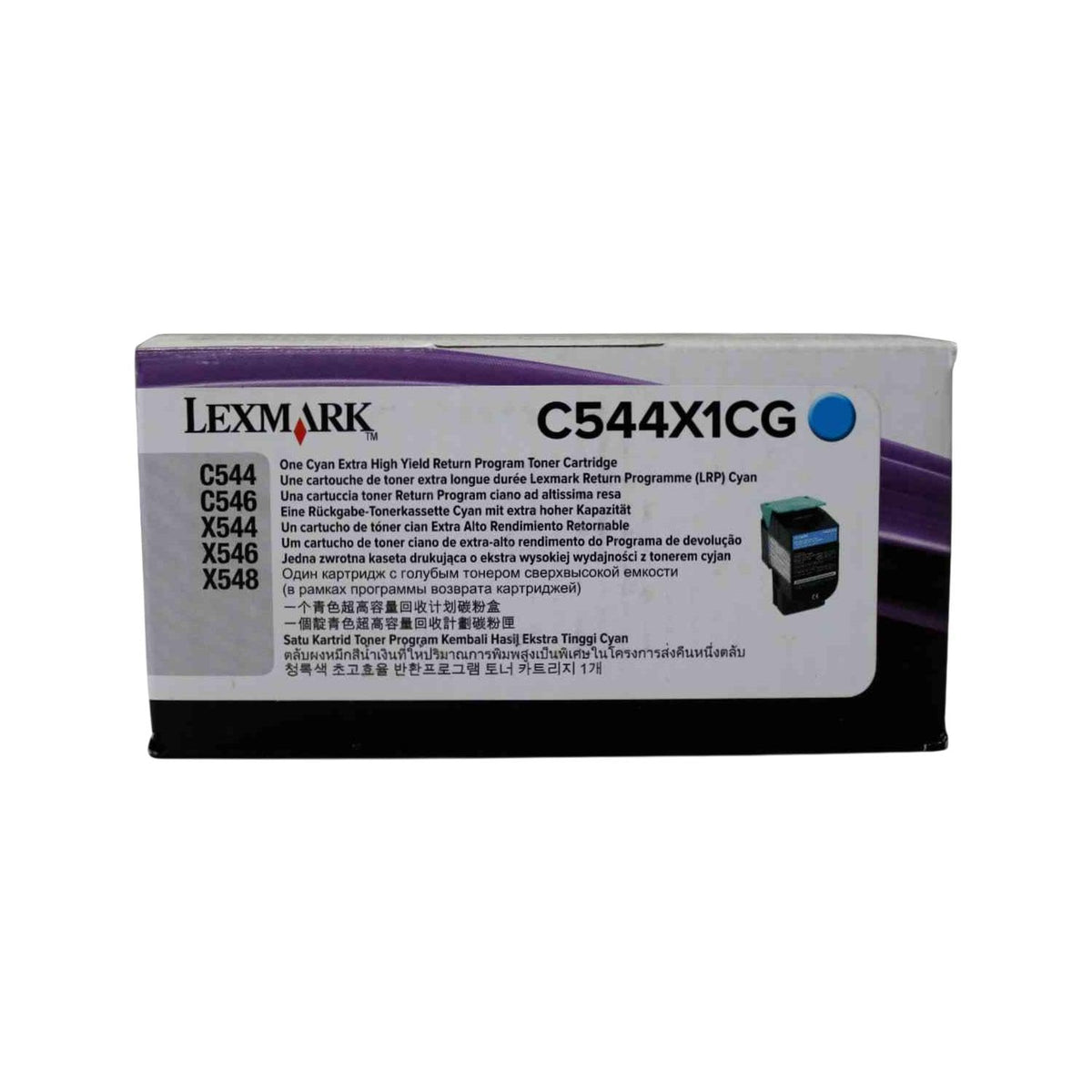 Lexmark C544X1CG Cyan OEM Toner Extra High Yield (4,000 Yield)
