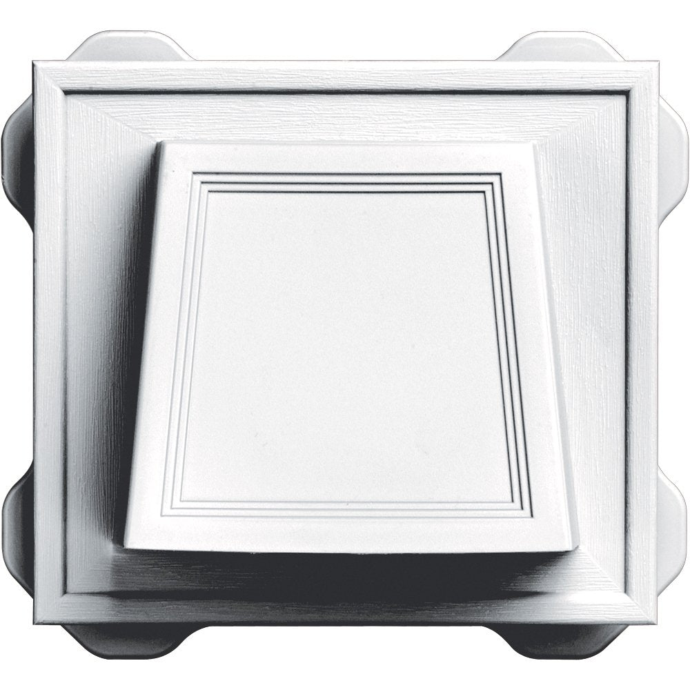 Builders Edge 140116774001 Hooded Ventilator 4" White
