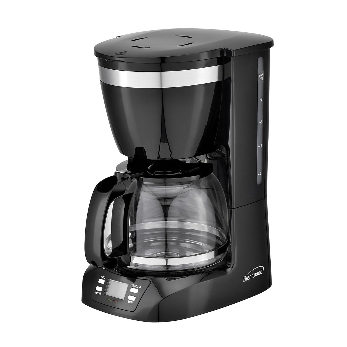 Brentwood 10-Cup Digital Coffee Maker BTWTS219BK Black