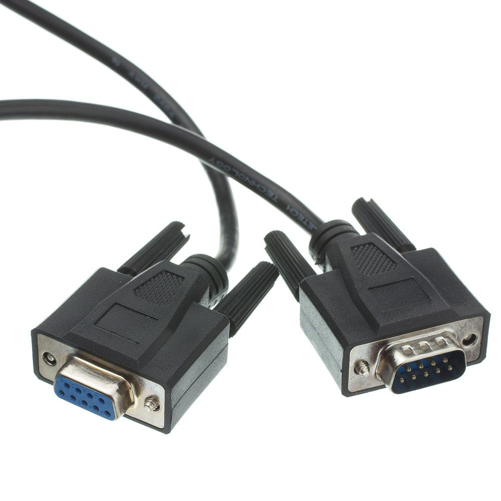 CableWholesale DB9 Serial Extension Cable 10ft