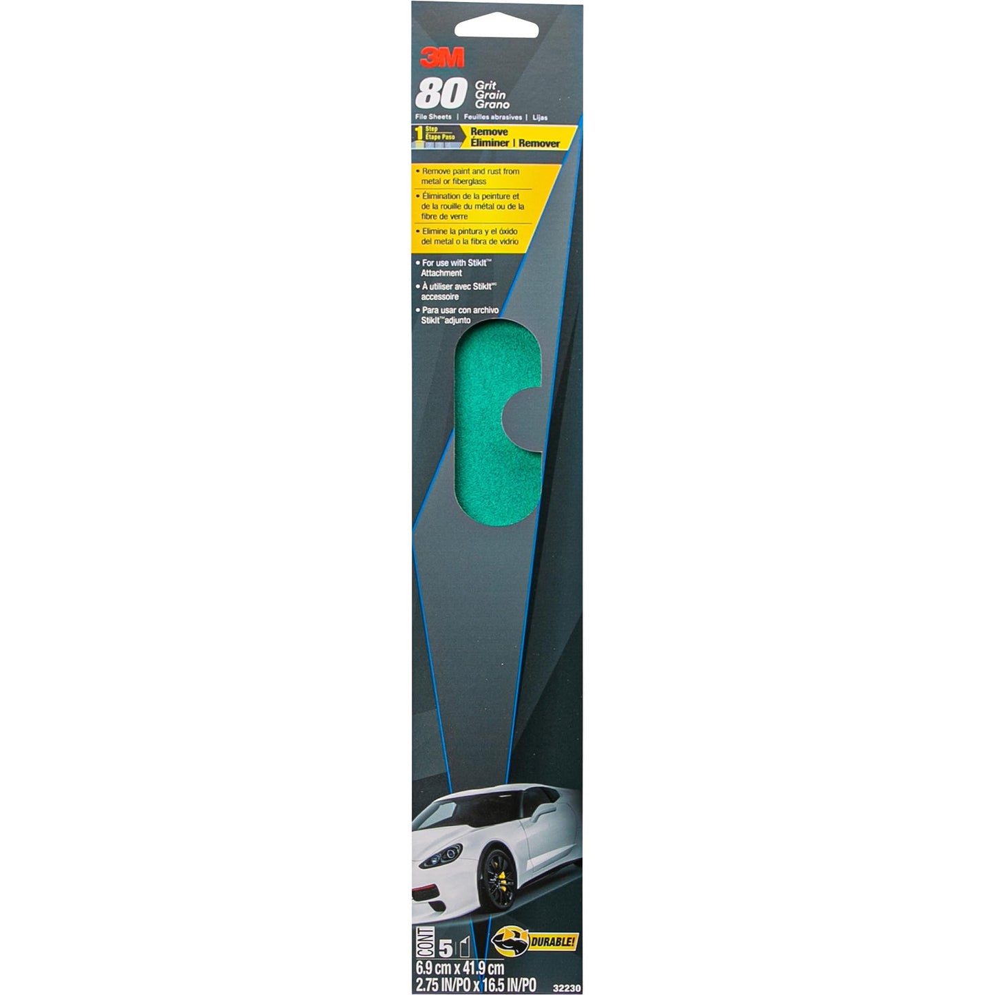 3M - Stikit Gc File Shts 80D 5-Pk (32230)