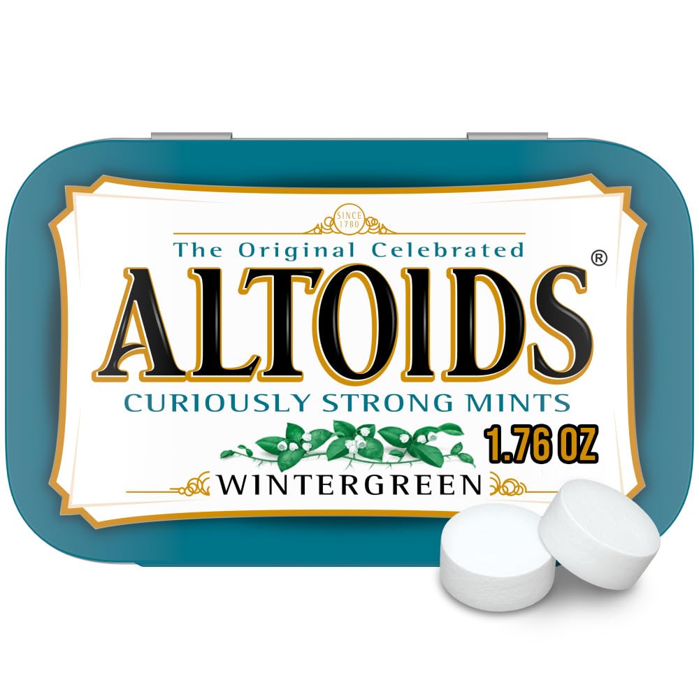 ALTOIDS Wintergreen Breath Mints 1.76 Oz Tin