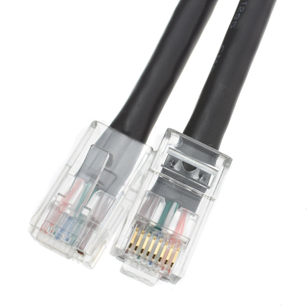 CableWholesale Cat5e Ethernet Cable 7ft Black