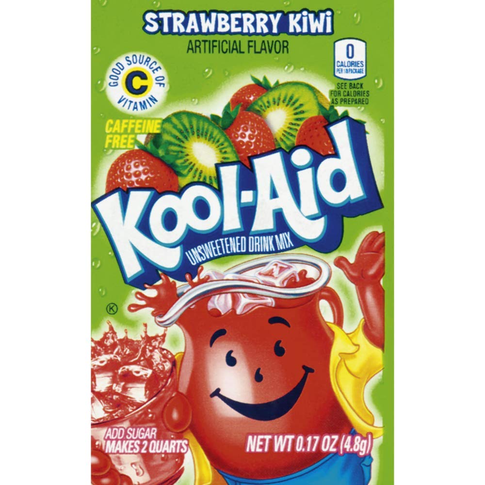 Kool-Aid Unsweetened Strawberry Kiwi Drink Mix 0.17oz