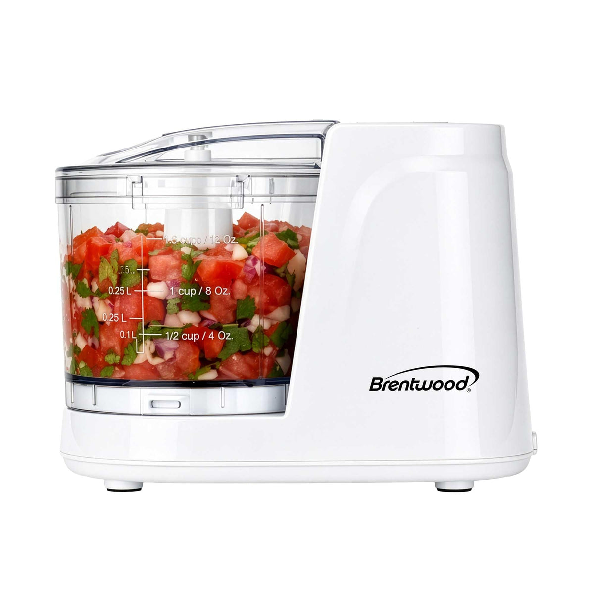 Brentwood 1.5 Cup Mini Food Chopper White