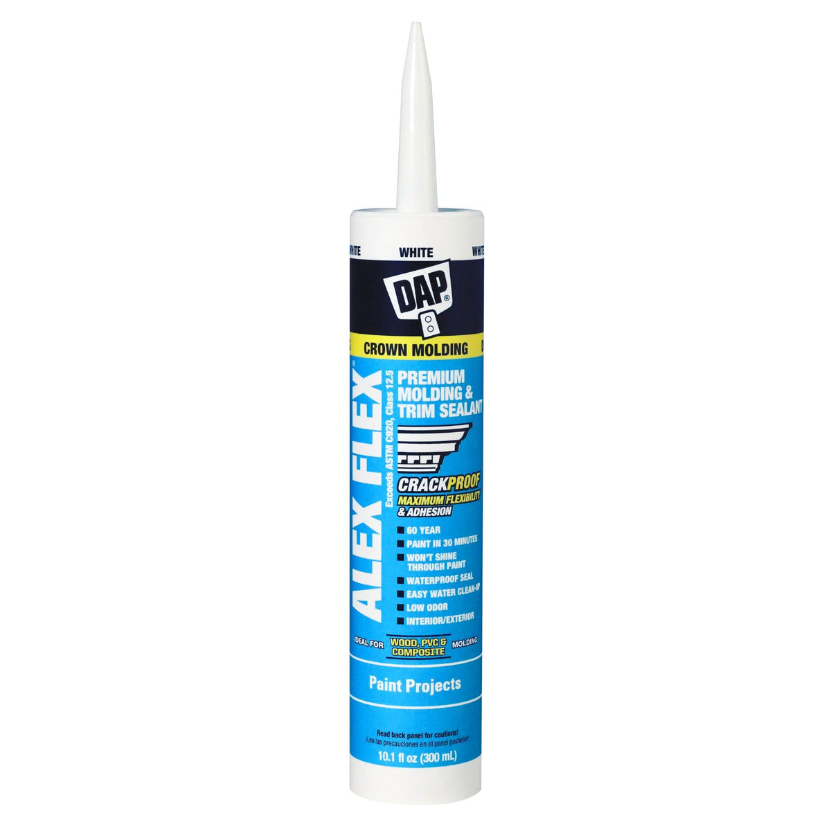 DAP Alex Flex Molding & Trim Sealant 10.1 oz, 2 Pack