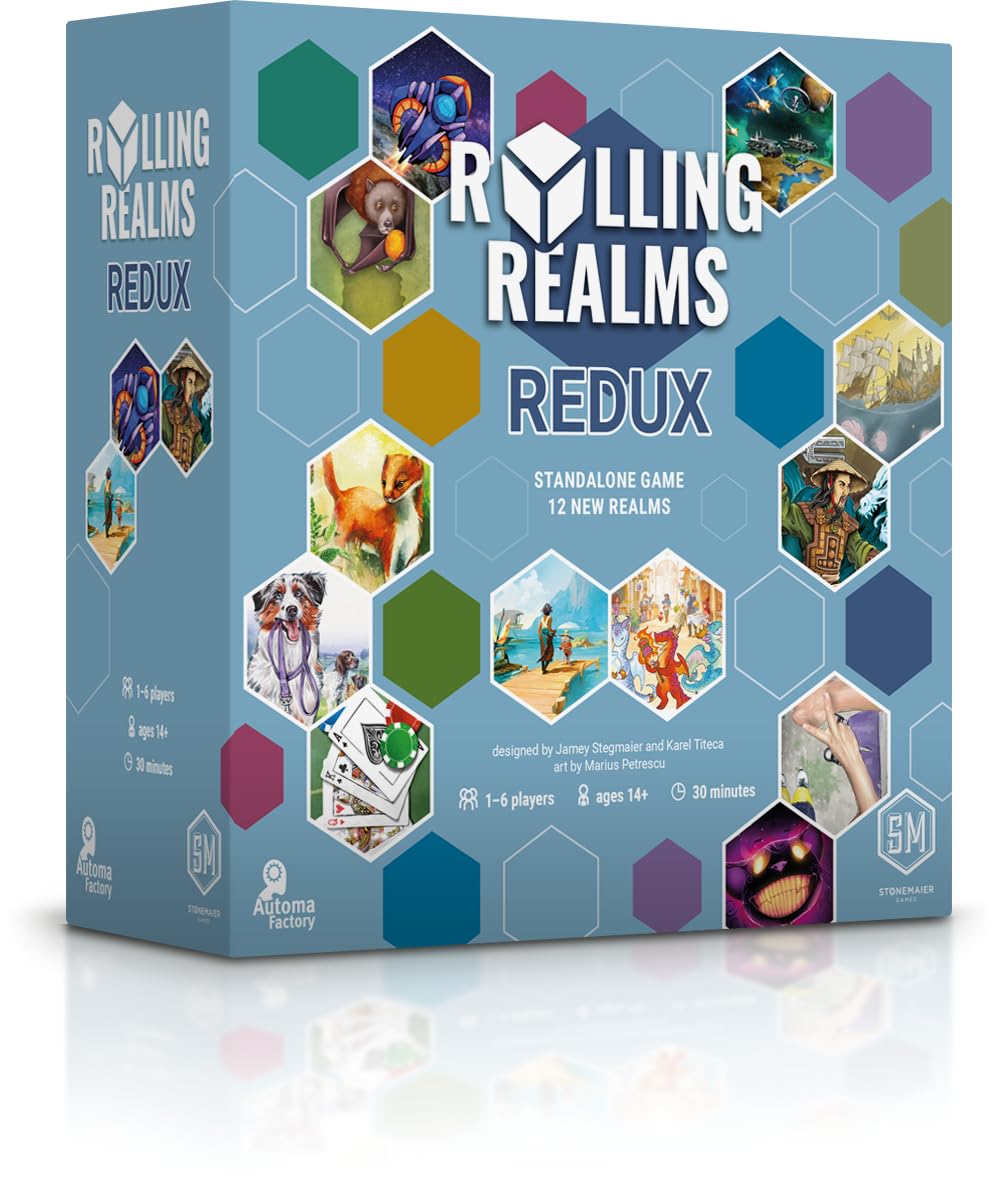 Stonemaier Games Rolling Realms Redux Board Game