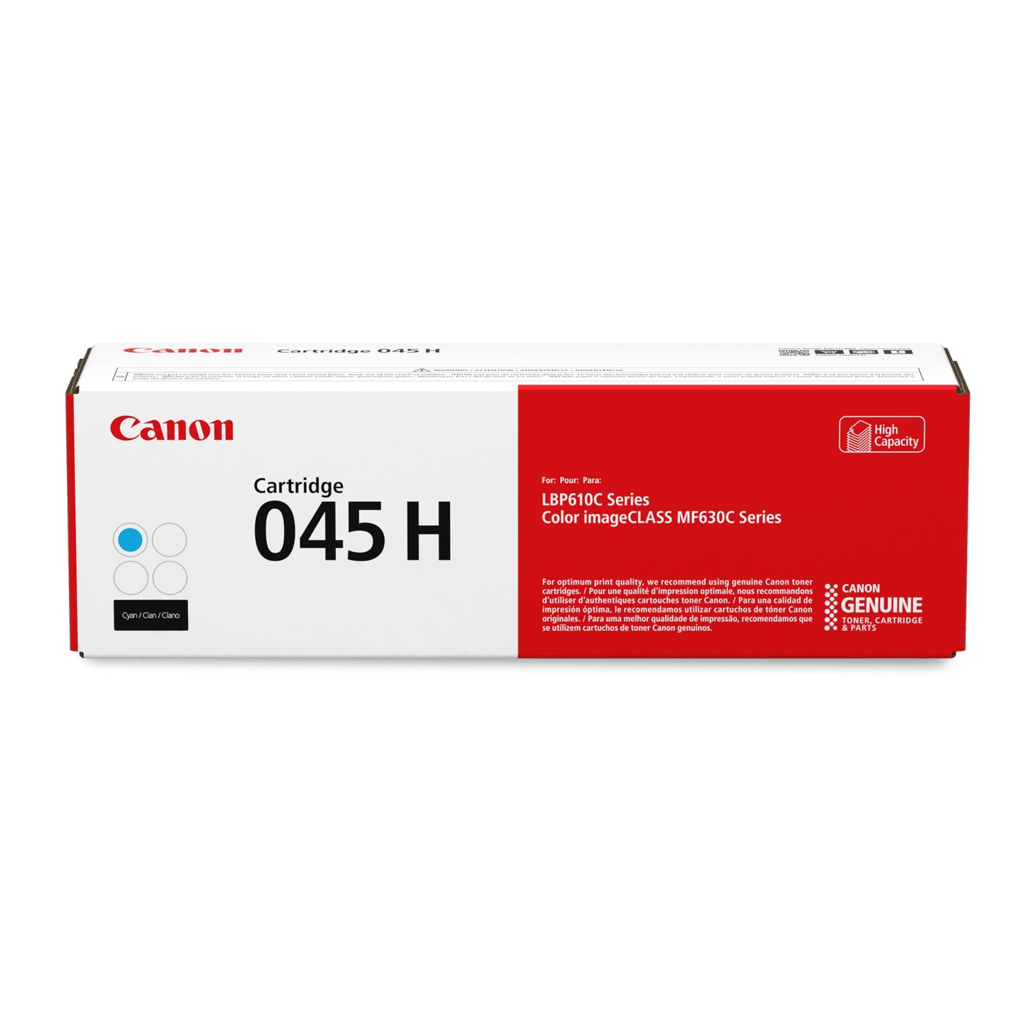 Canon 045 H Cyan Toner Cartridge 1245C002