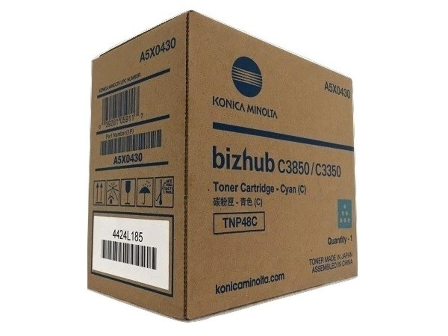 Konica Minolta TNP48C Cyan Toner Cartridge