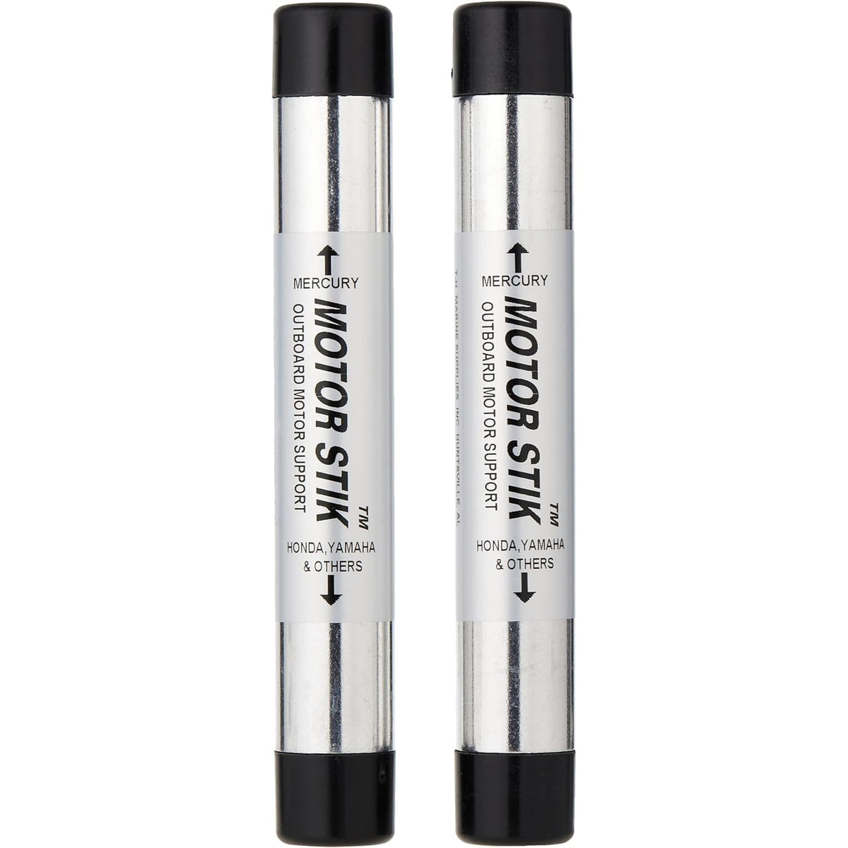 T-H Marine Motor Stik Pair - Heavy-Duty 8.75" Transom Saver Outboard Trailering Support for Tilt/Trim Rams, Fits Most 150HP+ Engines - Excludes 2024 Mercury, Yamaha Grease Fitting Note
