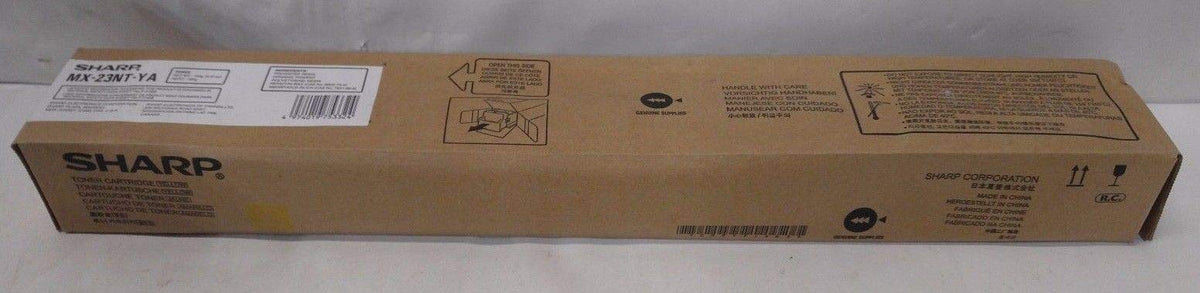 Sharp Genuine Toner Cartridge, 10000 Page-Yield, Yellow MX23NTYA