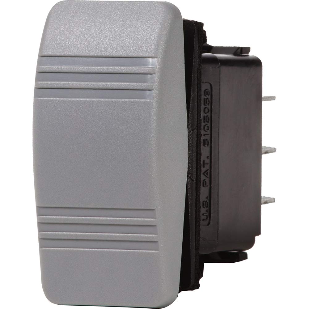Blue Sea Systems Contura Off-(ON) DPST Switch, Grey