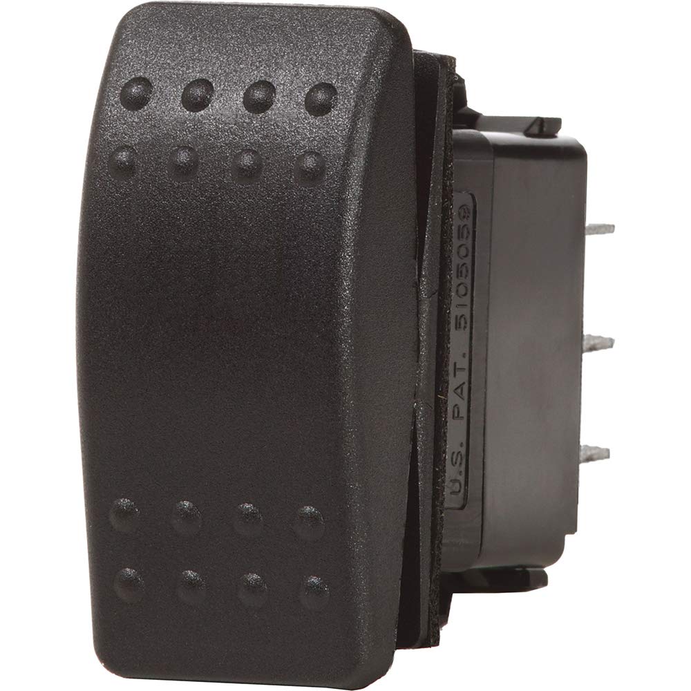Blue Sea Systems 7930 Contura II SPST Switch, Black, 16 oz
