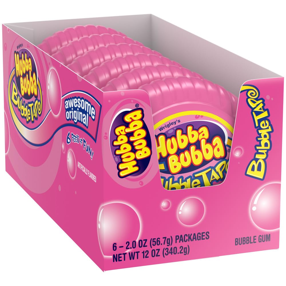 Hubba Bubba Bubble Tape Original 2 oz 6 Pack