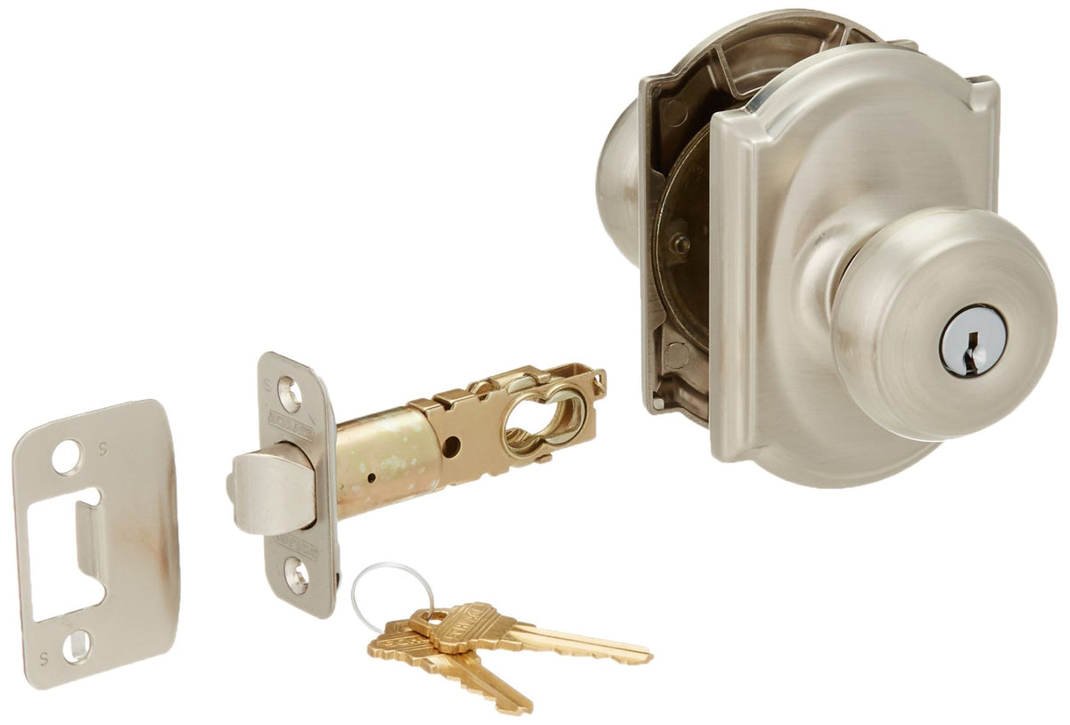 Schlage F51A Georgian Camelot Entry Door Lock