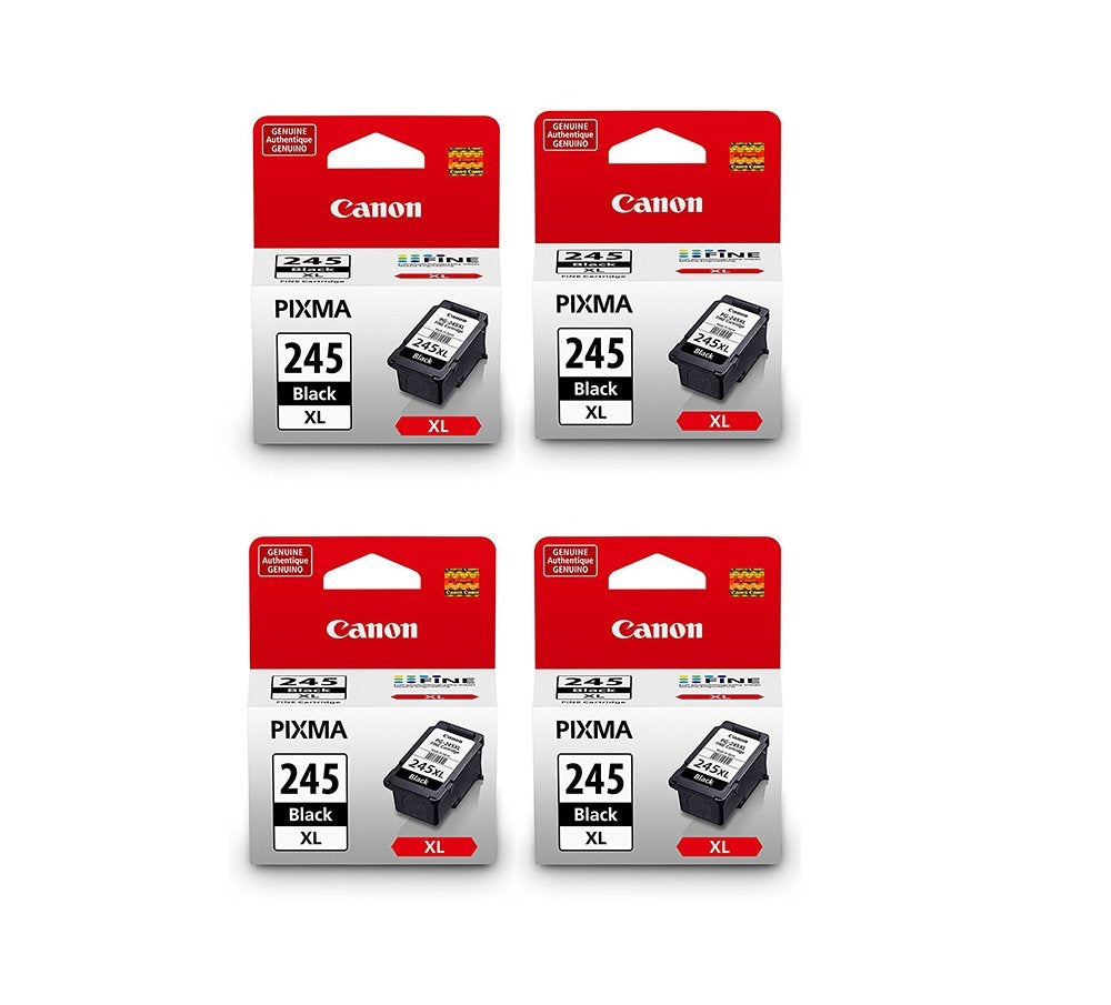 Canon PG-245XL Black Ink Cartridge 4 Pack