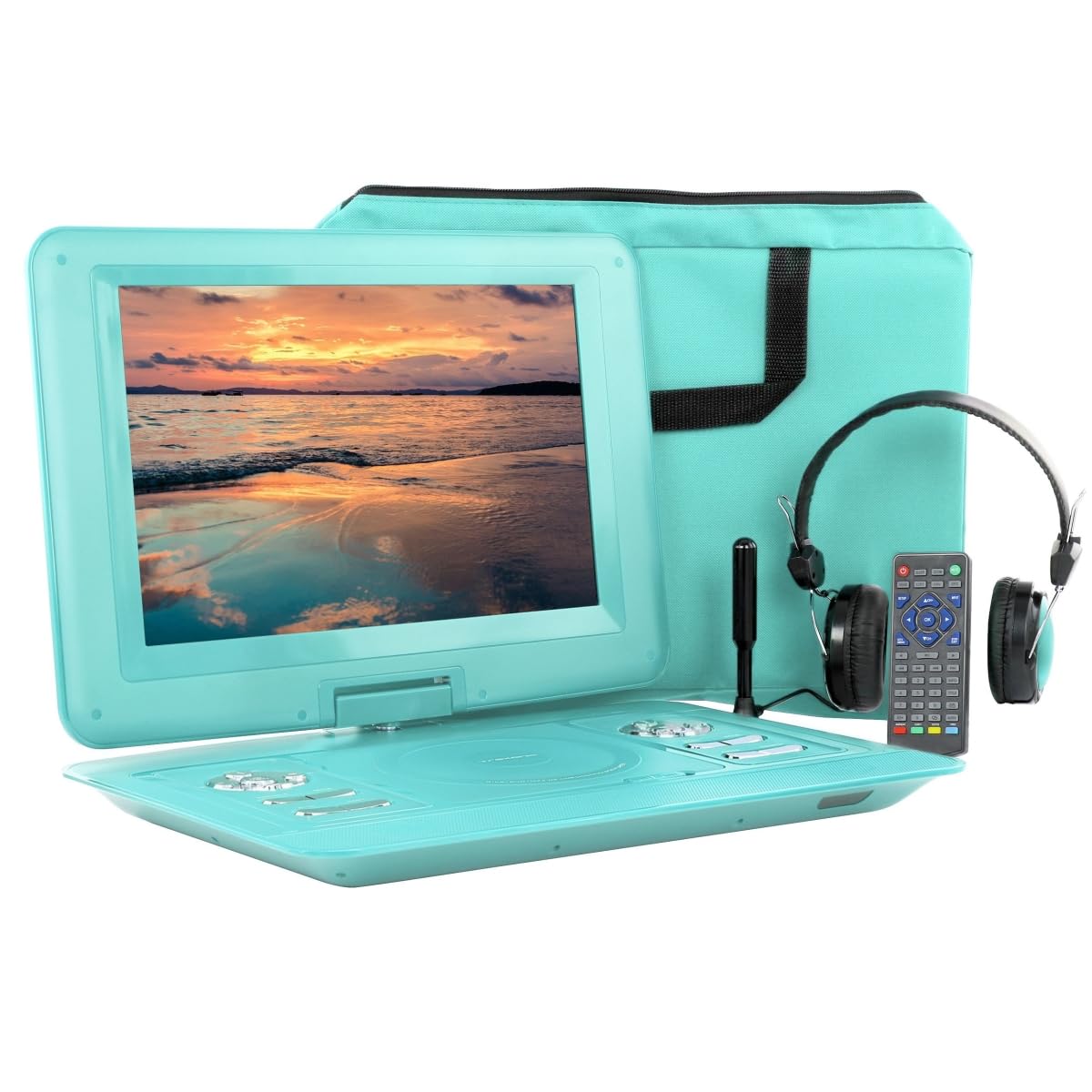 Trexonic 13.3-Inch Portable TV & DVD Player