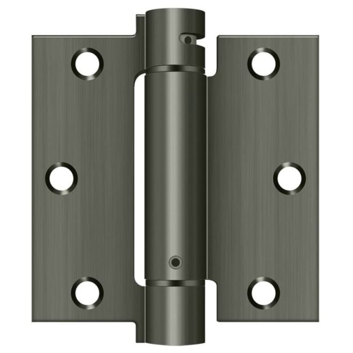 Deltana DSH35U15A Single Action Steel 3 1/2-Inch x 3 1/2-Inch Spring Hinge
