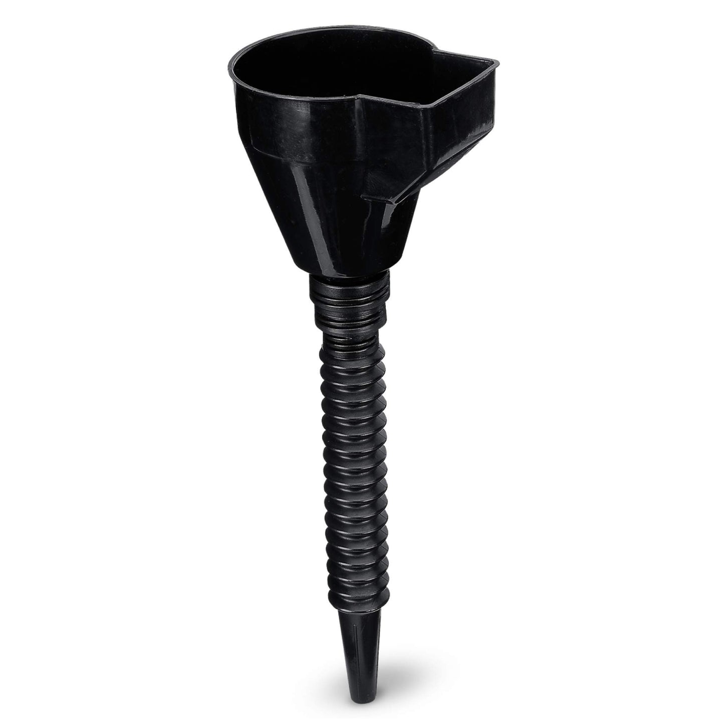 Lumax Black Two-Piece Oil Funnel 15"