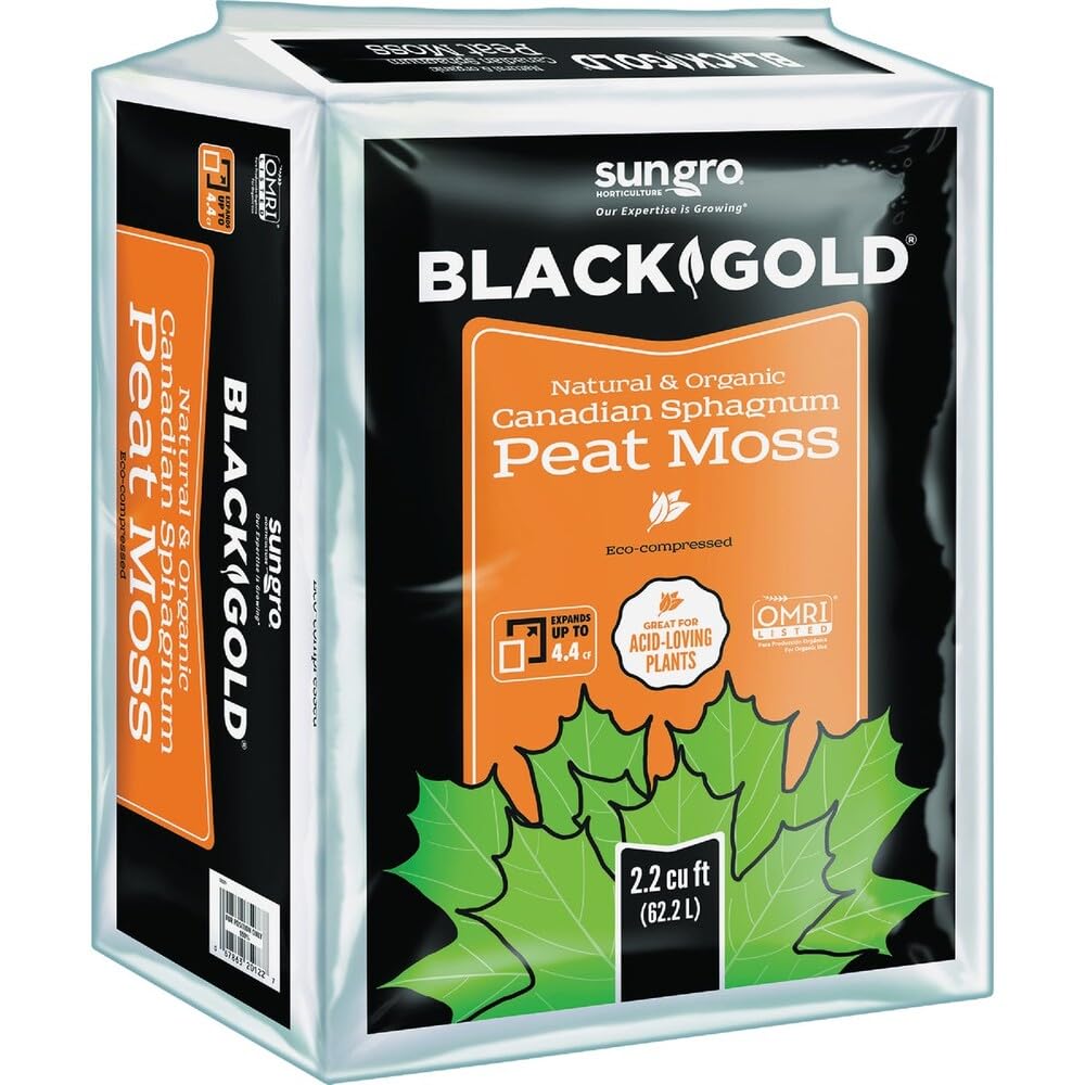 Black Gold Peat Moss 2.2 cu ft