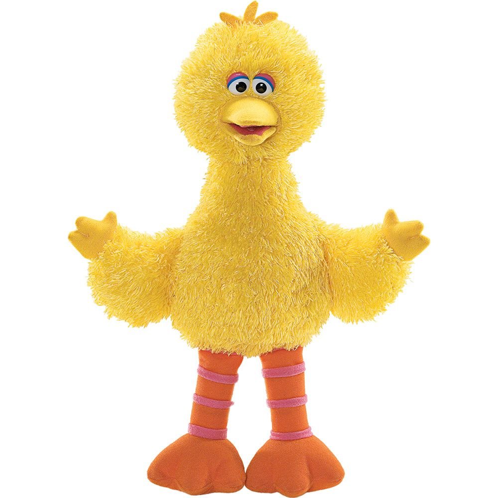 Gund Unisex Adult Big Bird Plush Animal Black Medium